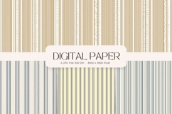 Stripe Pattern Background Gift Wrap Wallpaper Digital Paper Product Image 1