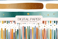 Boho Background Pattern Digital Paper Wallpaper Scrapbook119 Product Image 1