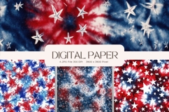 Tie dye Patriotic Background American 4th Of July USA_7 Product Image 1