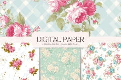 Vintage Flower Valentines Background Love Wedding Wallpaper Product Image 1