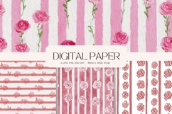 Flower Pattern Background Wallpaper Digital Paper_147 Product Image 1