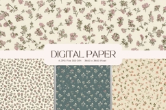 Flower Pattern Background Wallpaper Digital Paper_193 Product Image 1