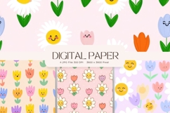 Heart Pattern Valentines Background Wallpaper Digital Paper Product Image 1