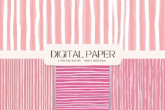 Stripe Pattern Background Gift Wrap Wallpaper Digital Paper Product Image 1