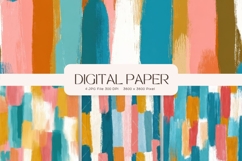 Boho Background Pattern Digital Paper Wallpaper Scrapbook122 Product Image 1