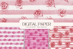 Flower Pattern Background Wallpaper Digital Paper_143 Product Image 1