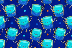 Color Brush Mascot Seamless Pattern Product Image 1