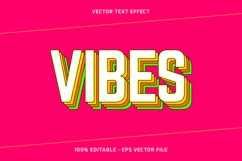 Vibes Vector Text Effect Product Image 1