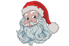 Santa Machine Embroidery Design. Product Image 1