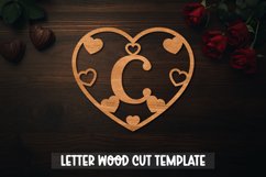 Valentine Laser Cut Alphabet letter Product Image 4