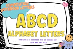 Composition Notebook Alphabet Back To School Teacher Letters Product Image 1
