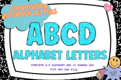 Composition Notebook Alphabet Back To School Teacher Letters Product Image 1
