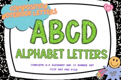 Composition Notebook Alphabet Back To School Teacher Letters Product Image 1