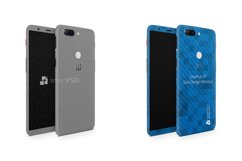 OnePlus 5T Vinyl Skin Design Mockup 2017 (Front-Back Angled) Product Image 1