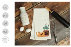 Cat and Plant SVG Cut File for Cricut, Plant and Kitty SVG Product Image 5