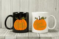 Thanksgiving Set of 3 Pumpkins, Sublimation Designs Product Image 3