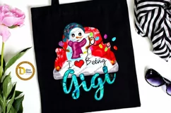 I Love Being GiGi | Cute Christmas Sublimation PNG Product Image 2