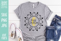 Teacher Layered Mandala Monogram SVG Cut file (806141) | Illustrations
