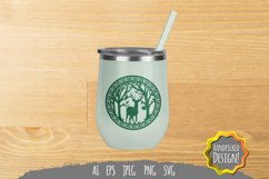 Deer in Forest SVG Product Image 3
