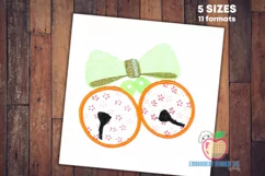 An Icon Of The Alarm Bell Embroidery Applique Product Image 1