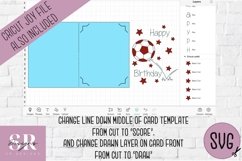 Birthday card insert design| Paper cutting |Cricut Card svg Product Image 3