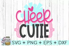 Cheer Cutie SVG DXF PNG EPS Cutting Files Product Image 2