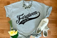 Forgiven 1 John 19 svg CUT file file Faith svg Christian svg Product Image 1