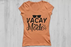 Vacay Mode Svg, Summer Svg, Summer Vacation Svg, Beach Svg. Product Image 2