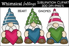 Heart Gnomes Sublimation Clipart Product Image 1