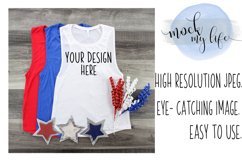 Bella Canvas Mockup / Patriotic / Independence Day Product Image 1