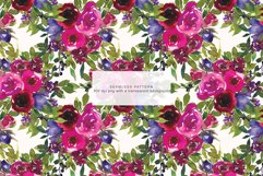 Watercolor Vibrant Colors Floral Clipart Collection Product Image 3