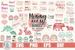 Mommy and me svg Bundle | Mama and mini svg Bundle - Free Design of The Week Product Image 1
