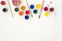 Art mockup background | craft mockup | flat lay Product Image 1
