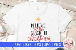 Believe in the magic of christmas - Christmas SVG EPS DXF Product Image 1