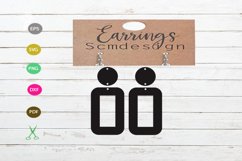 Earrings SVG,earrings template earrings cut file, earrings Product Image 1