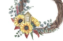 Watercolor Sunflower Bouquets Collection. Product Image 3