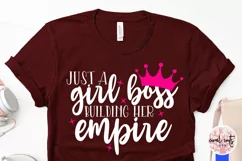 Just a girl building her empire - Women Empowerment EPS SVG Product Image 3