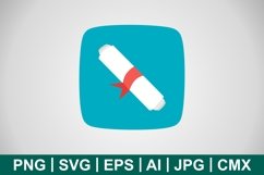 Vector Paper Roll Icon Product Image 1