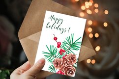 Christmas watercolor clipart Product Image 5