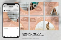 Fashion Sale Puzzle Instagram Social Media Template Product Image 1