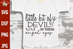 Little bit of devil in these angel eyes, country music svg Product Image 1
