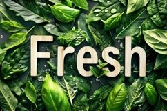 Fresh with Green Leaves Background Wallpaper Product Image 1