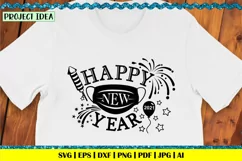 Happy New Year 2021 svg | Happy Mask Year svg | 2021 quote Product Image 1