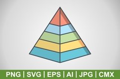 Vector Pyramid Icon Product Image 1