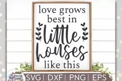 Love Grows Best SVG DXF PNG EPS Cutting Files Product Image 1