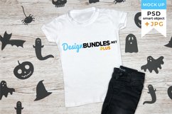 Halloween Kids T-shirt Mockup in PSD and JPG Files Product Image 1