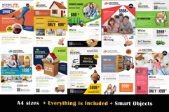 10 Moving House Service Flyers Bundle Product Image 1