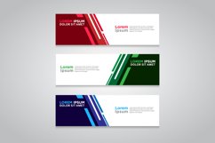 Vector abstract design banner web template. Product Image 1