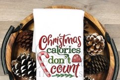 Christmas calories don&#039;t count printable sublimation design Product Image 2