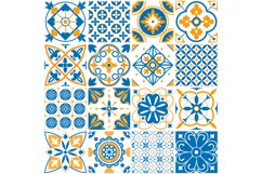 Mediterranean pattern. Decorative lisboa seamless patterns. Product Image 1